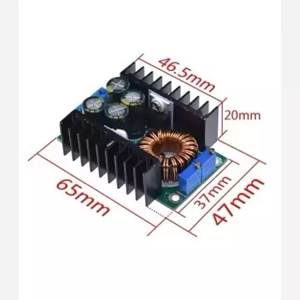 ماژول مبدل ولتاژ DCبهDC کاهنده 8 آمپر با امکان تنظیم ولتاژ و جریان