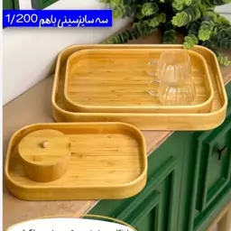 سینی بامبو سه سایزی