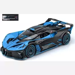 ماکت ماشین فلزی بوگاتی بولاید دودزا موزیکال Bugatti Bolide