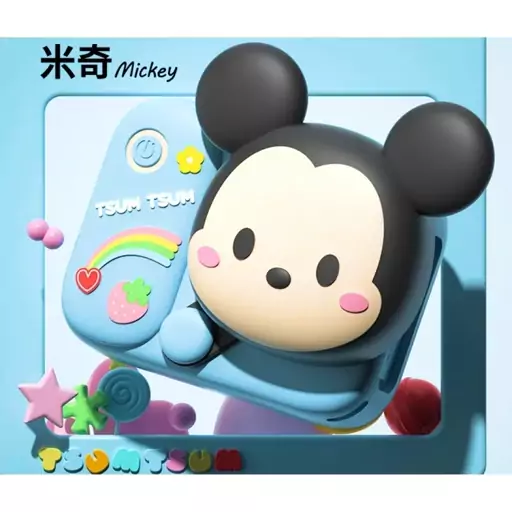 دوربین عکاسی و فیلمبرداری دیجیتال کودک 48 مگاپیکسل طرح میکی ماس Mickey Mouse