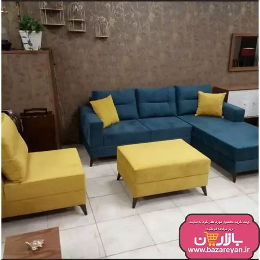 مبل ال هفت نفره با میز وسط کد 03