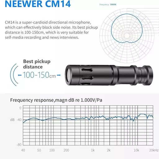 Neewer CM14 میکروفون ویدئویی neewer 