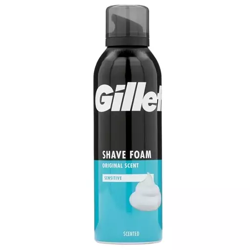 فوم اصلاح ژیلت Gillette مدل Sensitive 200 ml