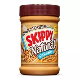 کره بادام زمینی اسکیپی Skippy مدل Natural creamy