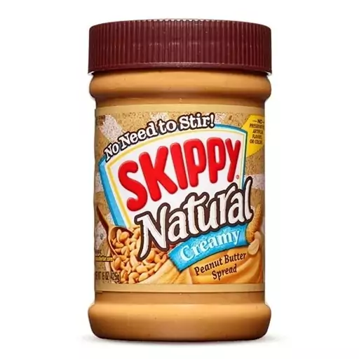 کره بادام زمینی اسکیپی Skippy مدل Natural creamy