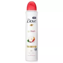 اسپری دئودورانت زنانه داو Dove مدل Apple and White Tea