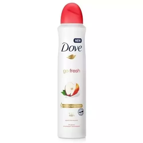 اسپری دئودورانت زنانه داو Dove مدل Apple and White Tea