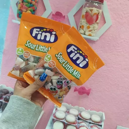 پاستیل fini sour little mix  خارجی اسپانیایی