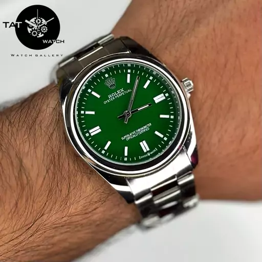 ساعت مچی مردانه رولکس پرپچوال شش ماه گارانتی جعبه ارسال رایگان رنگبندی rolex