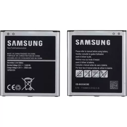 باتری موبایل Samsung مدل G530 / J5 /J500 با ظرفیت 2600mAh 