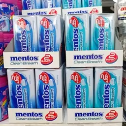 خوشبو کننده دهان نعناع تند بدون شکر 50 عدد منتوس mentos