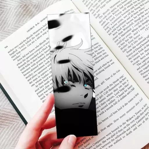 نشانگر کتاب (Bookmark) مدل انیمه جوجوتسو کایسن Jujutsu Kaisen طرح گوجو ساتورو کد 13