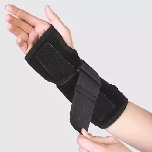 مچ بند آتل دار نئوپرن طب و صنعت کد 36700 /Free Size Neoprene Wrist Splint