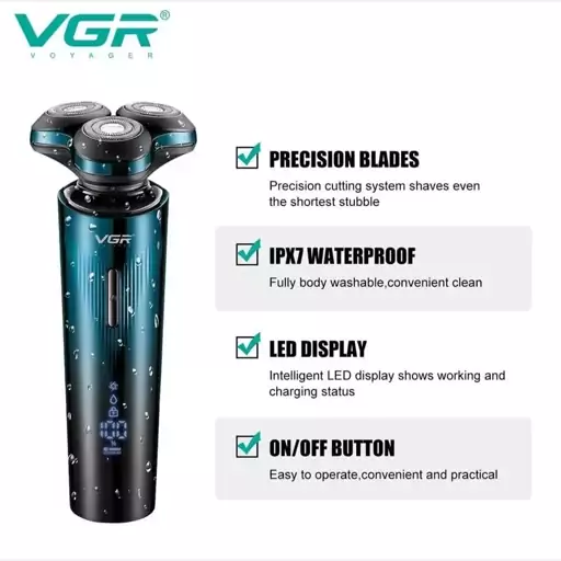 ماشین اصلاح سه تیغ vgr v-311