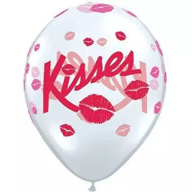 پک بادکنک شفاف طرحدار kiss