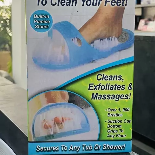 دمپایی حمام و شوینده و سنگ پا easy feet