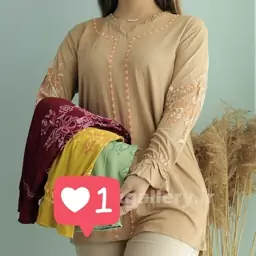 تونیک زنانه کبریتی پنبه اعلا مناسب 36 تا 46