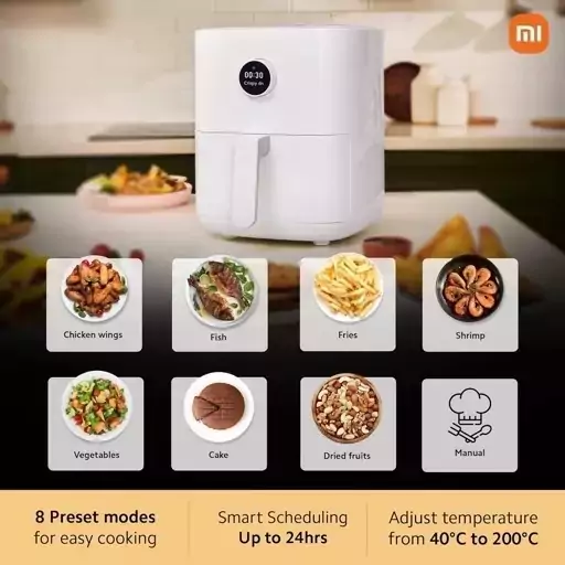 سرخ کن بدون روغن (هواپز) 4.5 لیتری هوشمند شیائومی مدل Xiaomi Smart Air Fryer 4.5L MAF14