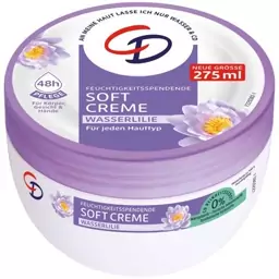 کرم مرطوب کننده سی دی مدل CD Soft Cream Water Lily حجم 275 میل