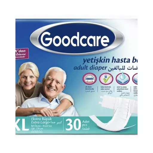 پوشک بزرگسالان Goodcare Couche Adulte سایز XL بسته 30 عددی