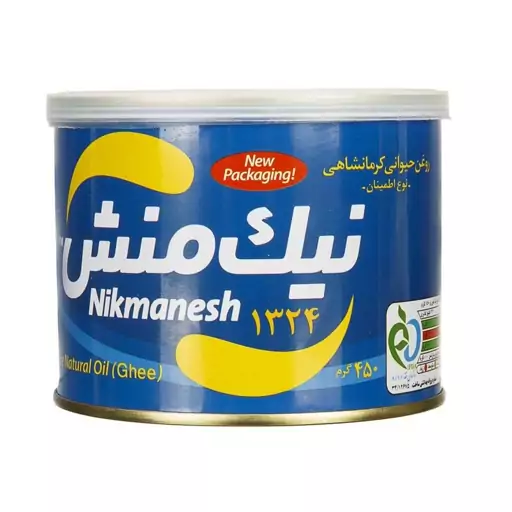 روغن حیوانی کرمانشاهی آبی نیک منش (450 گرم)

