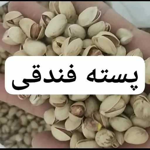 پسته فندقی خام و پخته(نمکی و زعفرونی)