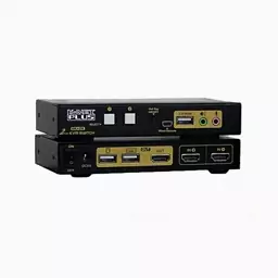 کی وی ام سوئیچ 2 پورت HDMI کی نت پلاس KP-SWKH402