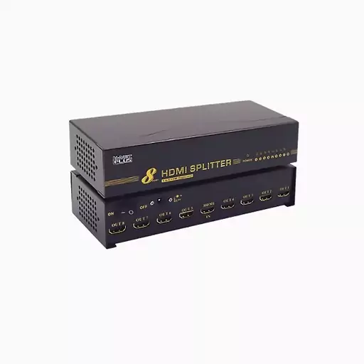 اسپلیتر HDMI1.4 کی نت پلاس 8 پورت KP-SPHD1408 