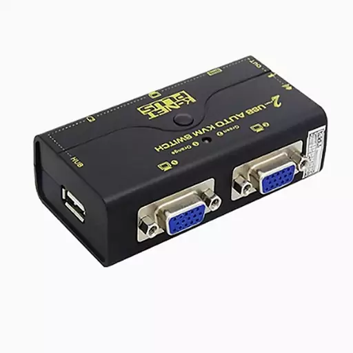 مانیتور سوئیچ VGA کی نت پلاس 2 پورت KP-SWKV002