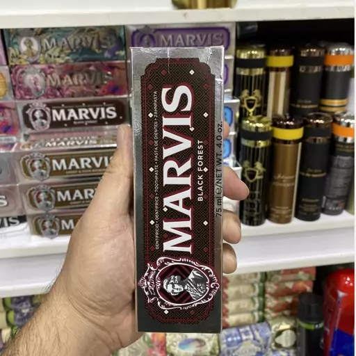 خمیر دندان بلک فورست اصلی مارویس مدل Marvis Black Forest Toothpaste