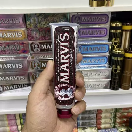 خمیر دندان بلک فورست اصلی مارویس مدل Marvis Black Forest Toothpaste