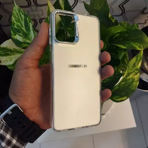 گارد - قاب - کاور سکول نقره ای مناسب برای سامسونگ Galaxy A12 (آ12) - Galaxy M12 (ام 12) - Galaxy F12 (اف12)