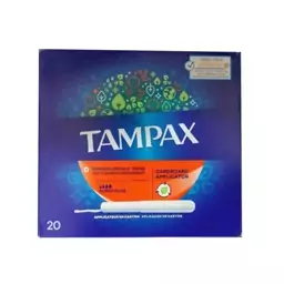 تامپون تامپکس سوپر پلاس tampax super plus (قدرت جذب خیلی بالا) تعداد 20 عددی