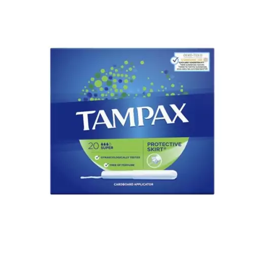 تامپون تامپکس Tampax Super سوپر 20 عددی سه قطره