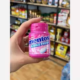 آدامس بادکنکی بدون شکر منتوس (56 گرم) mentos