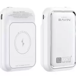 پاوربانکPC061 باوین BAVIN ظرفیت 10000 هزار وایرلس PD