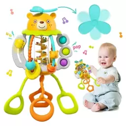 اسباب بازی جغجغه آویزی هولی تویز طرح خرس مدل Hola Toys HE7916