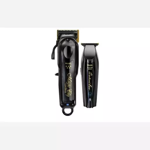 ست ماشین اصلاح مجیک کلیپ و دیتیلر ال آی وال باربر کمبو شارژی  Wahl Barber Combo Cordless