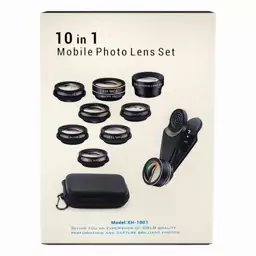 کیت 10 عددی لنز موبایلی xh-1001 mobile Camera Kit Lens