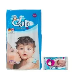 پوشک بچه بارلی چسبی سایز 5 بسته 34 عددی