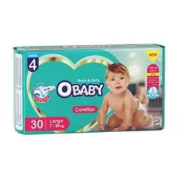 پوشک بچه اُبیبی Obaby چسبی سایز 4 بسته 30 تایی در فاطرشاپ