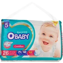 پوشک بچه اُبیبی Obaby چسبی سایز 5 بسته 26 عددی