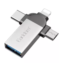 تبدیل Earldom ET-OT93 OTG USB3.0 To MicroUSB / Lightning / Type-C