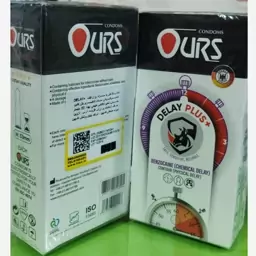 کاندوم روان کننده delay plus+ اورس 12تایی