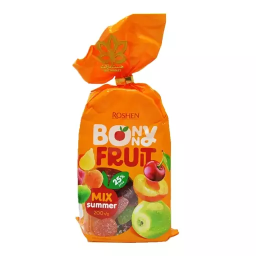 پاستیل ژله ای  شکری کادویی روشن ، Roshen Bonny Fruit 