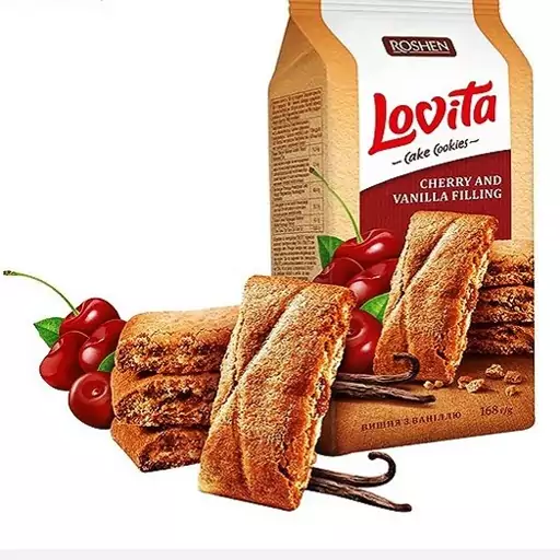 کوکی کیک لاویتا روشن 168 گرم ، Lovita Roshen