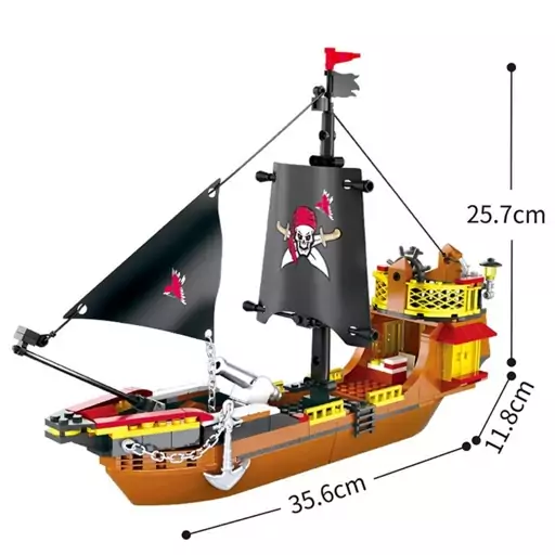 لگوی ساختنی کشتی دزدان دریایی(کمپانی خارجی) 