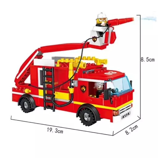 لگو ساختنی کامیون آتشنشانی (کمپانی خارجی) 