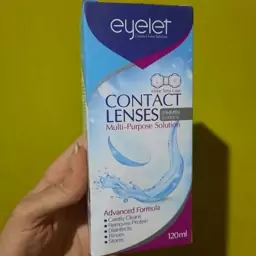 محلول شستشوی لنز آی لت مدل contact lenses حجم 120 میلی لیتر Eyelet

