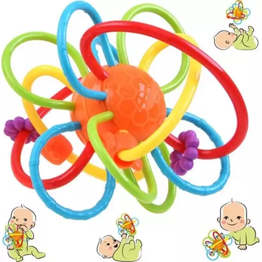 جغجغه دندانگیر لانه زنبور هولی تویز مدل Hola Toys 1106B